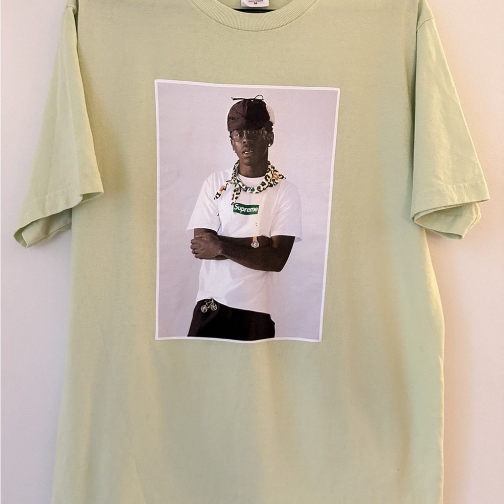 Supreme Light Green Photo Print Tee